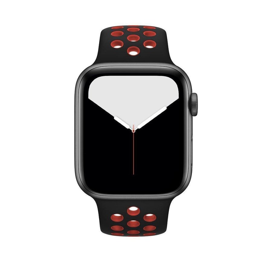 Sport Band 42/44/45/49mm (M/L) Apple Watch Armband - BLACK / RED