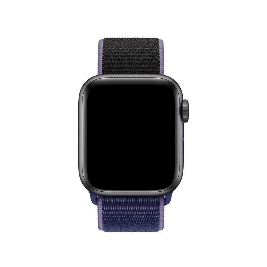 Sport Loop 38/40/41mm Apple Watch Armband - MIDNIGHT BLUE / BLACK