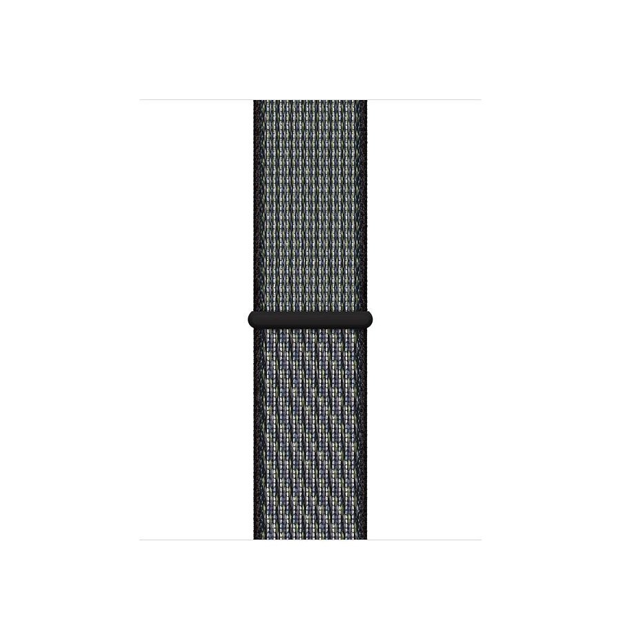 Sport Loop 38/40/41mm Apple Watch Armband - WORLD INDIGO / LIME BLAST