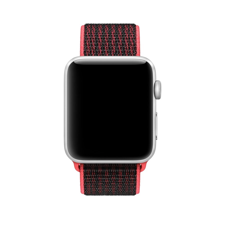 Sport Loop 42/44/45/49mm Apple Watch Armband - CRIMSON BLACK