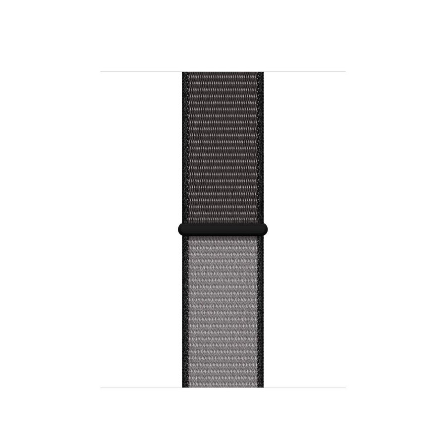 Nylonloop 42/44/45/49mm Apple Watch Armband - GRÅ / SVART