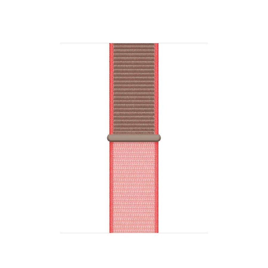 Nylonloop 42/44/45/49mm Apple Watch Armband - NEONROSA / BEIGE