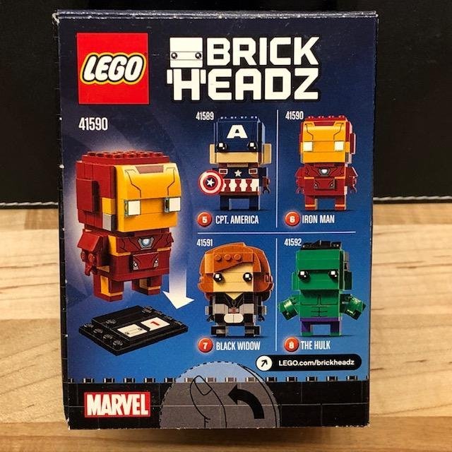 LEGO BrickHeadz 41590 "Iron Man" - från 2017 oöppnad /förseglad!