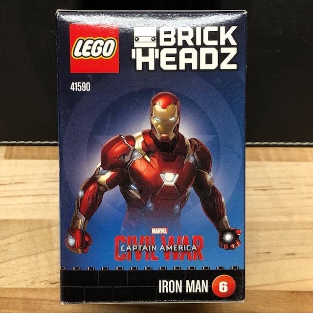 LEGO BrickHeadz 41590 "Iron Man" - från 2017 oöppnad /förseglad!