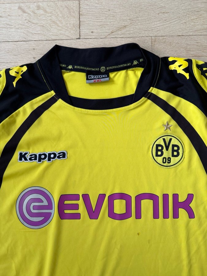 Vintage Kappa Borussia Dortmund 2009 hemmaställ (XXL)