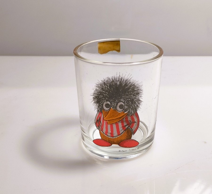 Retro Fauni-troll i klarglas Från 60-talet Iittala Nuutajärvi