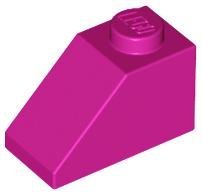 Magenta Slope 45 2 x 1 - LEGO - 3040