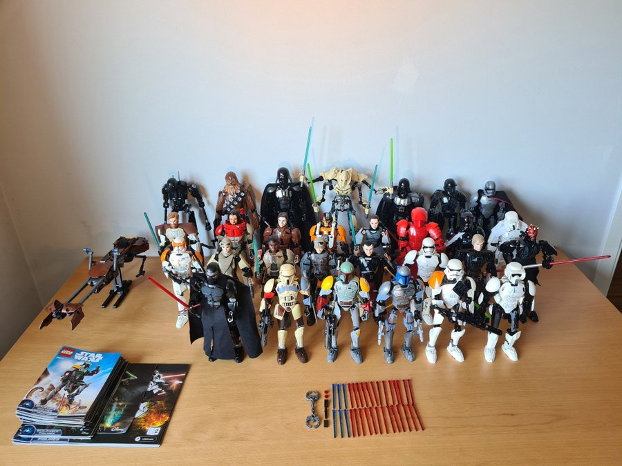 100% Komplett samling | LEGO Star Wars | Figurer / Bionicle | CCBS