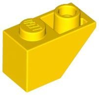 Yellow Slope Inverted 45 2 x 1 - LEGO - 3665