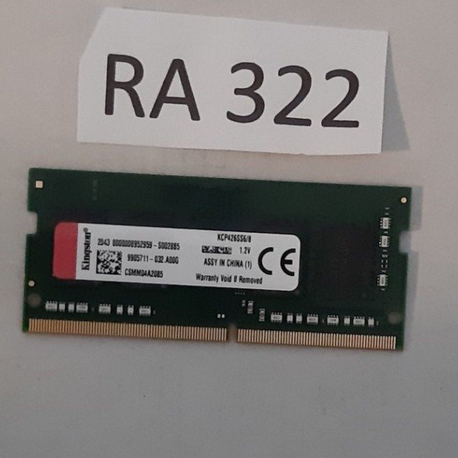 Ramminne DDR4 8GB (1x8GB), 2667 MHz, för laptop