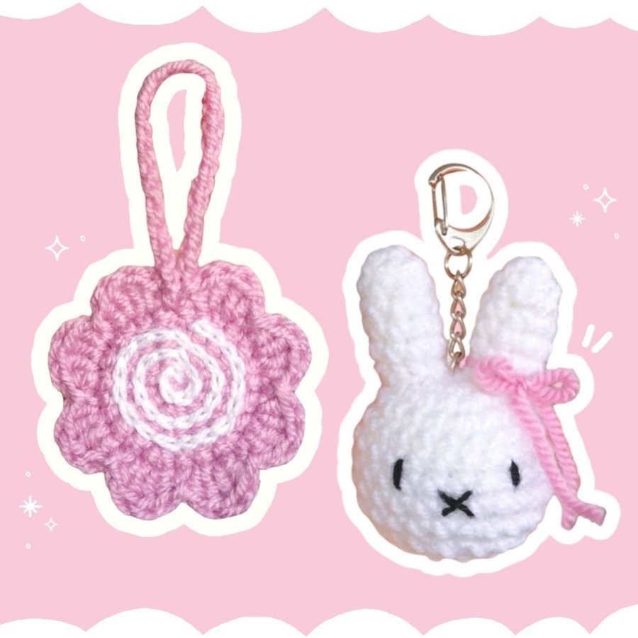 Kawaii Miffy Coquette Sanrio Nyckelring