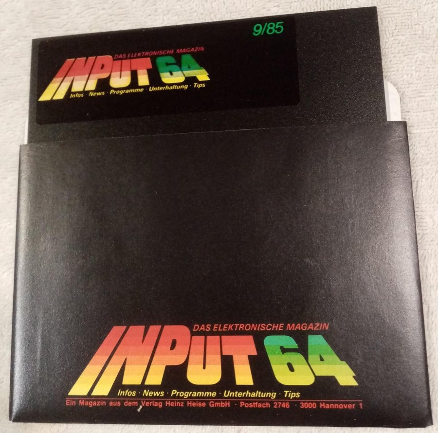 Input 64 #9/85 (Heinz Heise Verlag GmbH) Disk - Commodore 64/C64