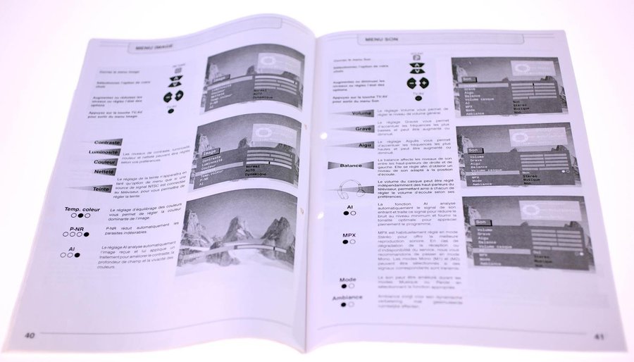 Panasonic TX-28PK10F television manual-circa 00s (Weight: 154g)