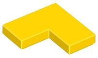 Yellow Tile 2 x 2 Corner - LEGO - 14719