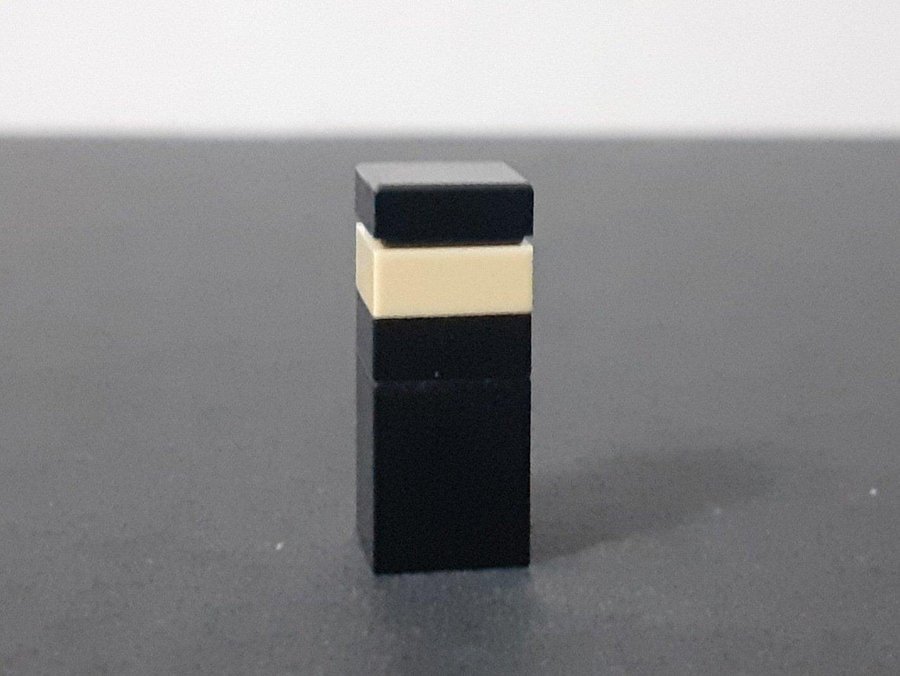 Lego Minecraft Notch micro / mini figur minifigur gubbe svart