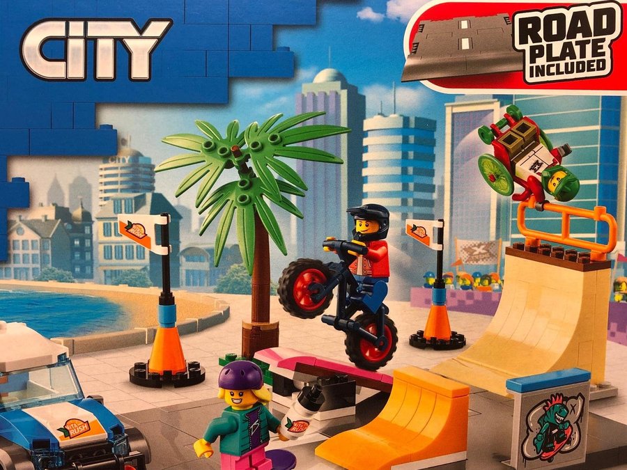 LEGO City 60290 "Skateboardpark" - från 2021 oöppnad / förseglad!