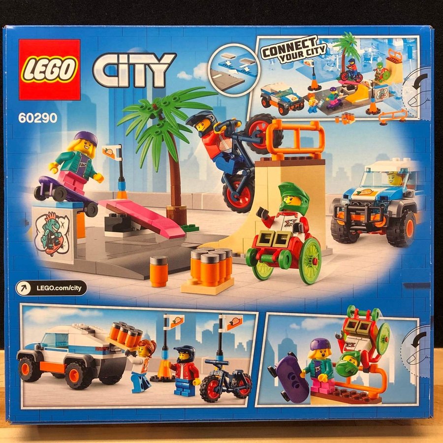 LEGO City 60290 "Skateboardpark" - från 2021 oöppnad / förseglad!