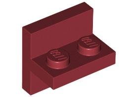 Dark Red Bracket 2 x 2 - 1 x 2 Centered - LEGO - 41682