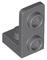 Dark Bluish Gray Bracket 1 x 1 - 1 x 2 Inverted - LEGO - 73825