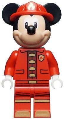 Mickey Mouse - Fire Fighter - LEGO - Minifigur - dis050