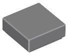 Dark Bluish Gray Tile 1 x 1 with Groove - LEGO - 3070b