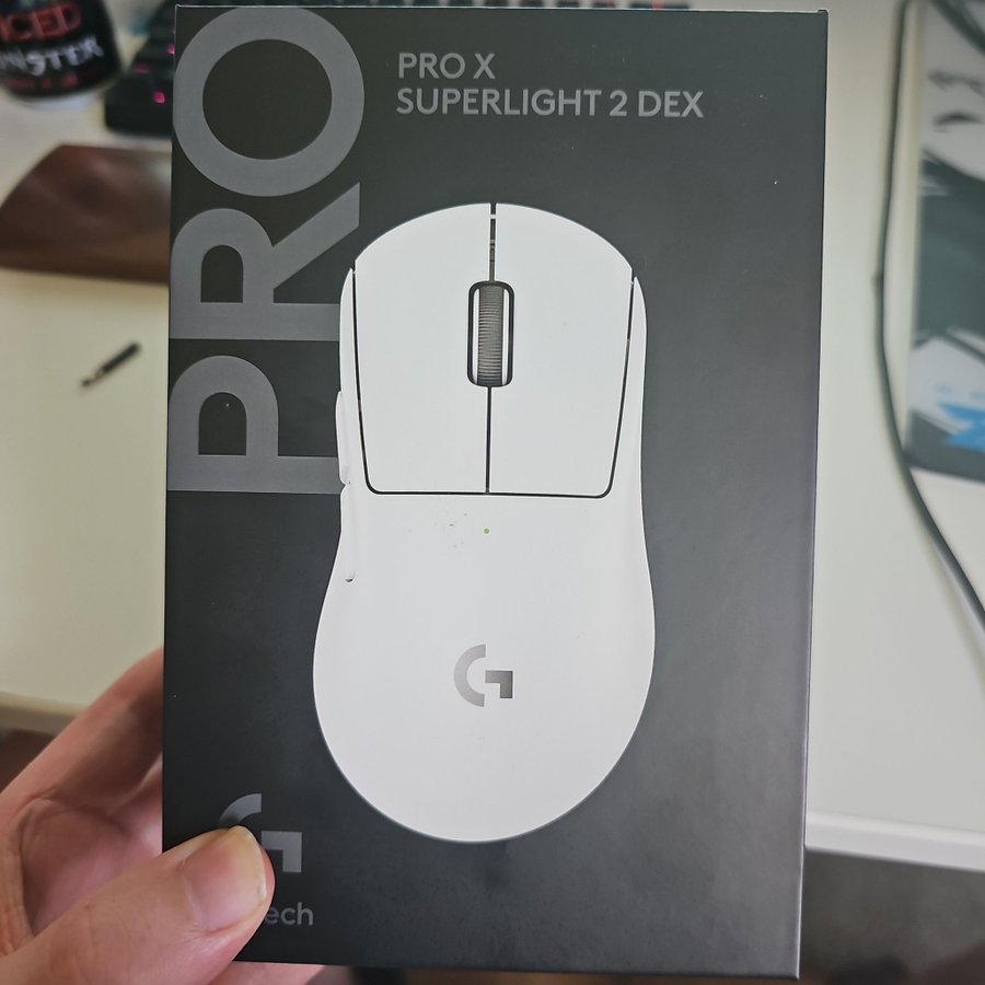 Logitech G Pro X Superlight 2 Dex (Öppnad, aldrig använd)