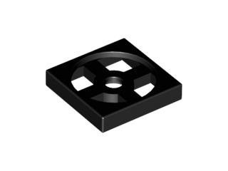 Black Turntable 2 x 2 Plate Base - LEGO - 3680