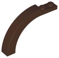 Dark Brown Arch 1 x 6 x 3 1/3 Curved Top- LEGO - 6060