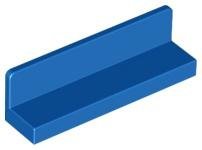 Blue Panel 1 x 4 x 1 - LEGO - 30413