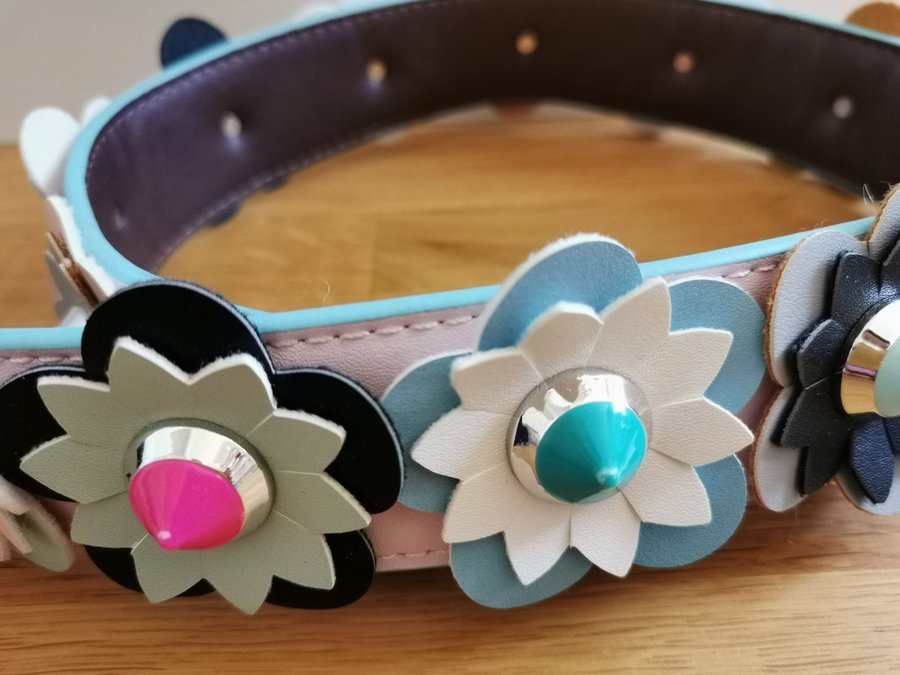 Sommar accessoar axelrem handtag rem till väska väskrem nitar blommor