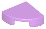 Medium Lavender Tile Round 1 x 1 Quarter - LEGO - 25269