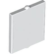 White Glass for Window 1 x 2 x 2 Flat Front - LEGO - 60601