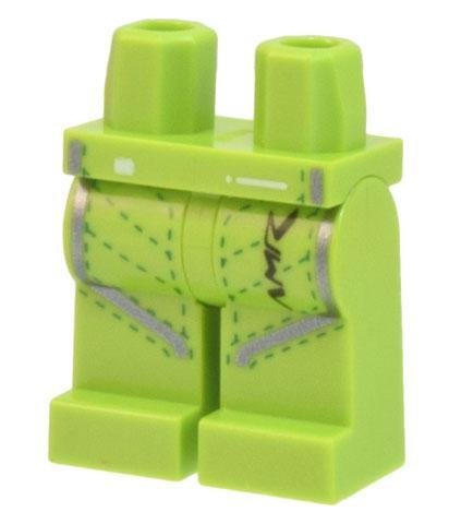 Lime Hips and Legs with Race Suit - LEGO - Minifigur - 970c00pb1352