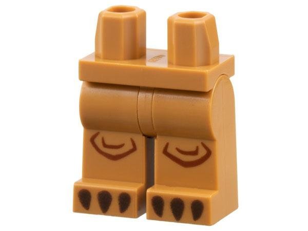 Medium Nougat Hips and Legs with Reddish Brown - LEGO - Minifigur - 970c00pb1449