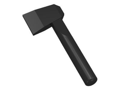 Black Minifigure Utensil Axe - LEGO - 3835