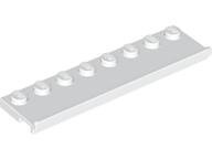 White Plate Modified 2 x 8 with Door Rail - LEGO - 30586