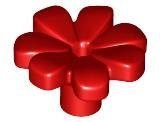 Red Plant Flower with Bar and Small Pin Hole - LEGO - 32606