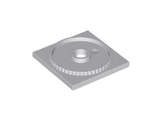 Light Bluish Gray Turntable 4 x 4 Square Base Locking - LEGO - 61485