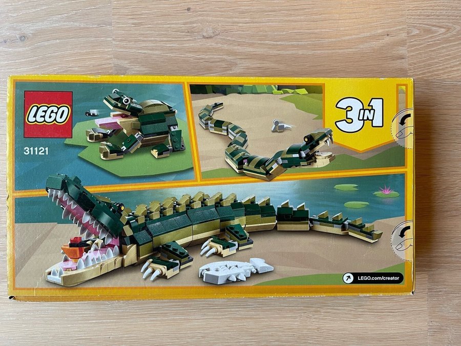 31121 LEGO Creator 3-i-1 Alligator / krokodil