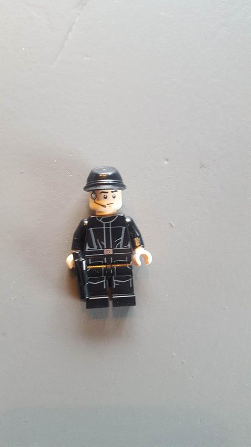 Lego Minifig Imperial Crew Black Jumpsuit Cavalry Kepi