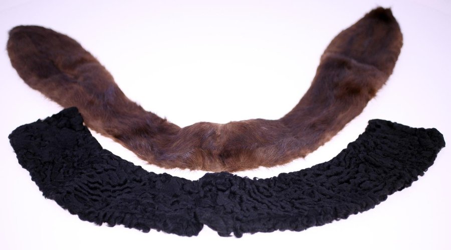 Antique ladies fur collars circa 1920s Great Britain (Combined weight: 170g)