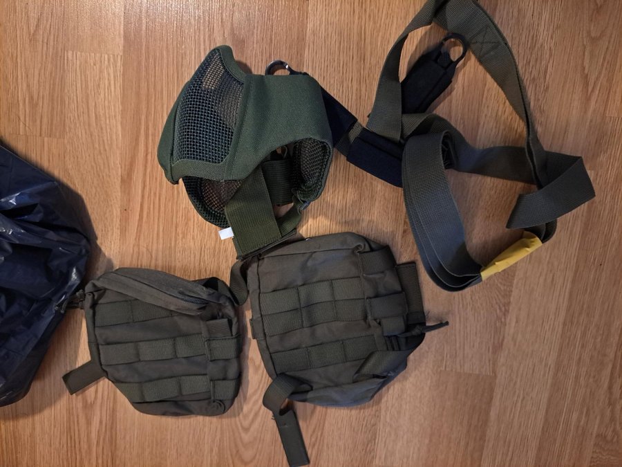 Airsoftpaket med tillbehör