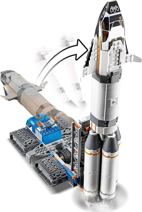 LEGO-60229 City, Raket Montering och transport( Antal delar 1055) , år 2019