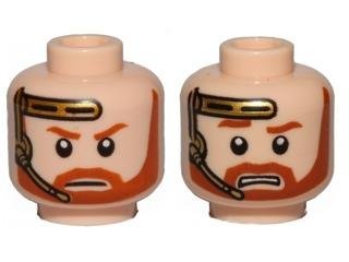 Minifigure Head (SW Obi-Wan) - LEGO - 3626cpb1472