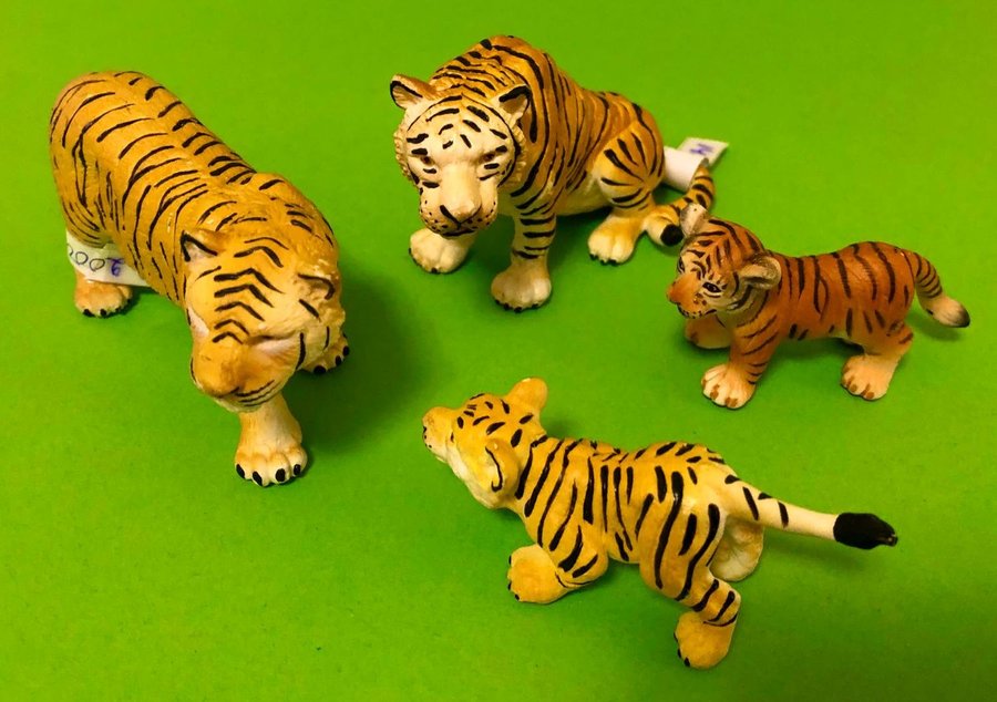 Schleich Tigerfamilj Samlarfigurer Tiger Familj Wild Life Animals