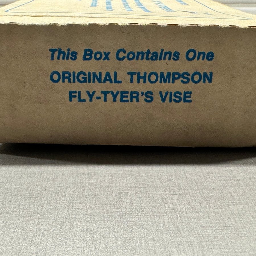 Flugbindarset Original Thomson Model ”A” Fly Tyers Vise USA 1990-talet