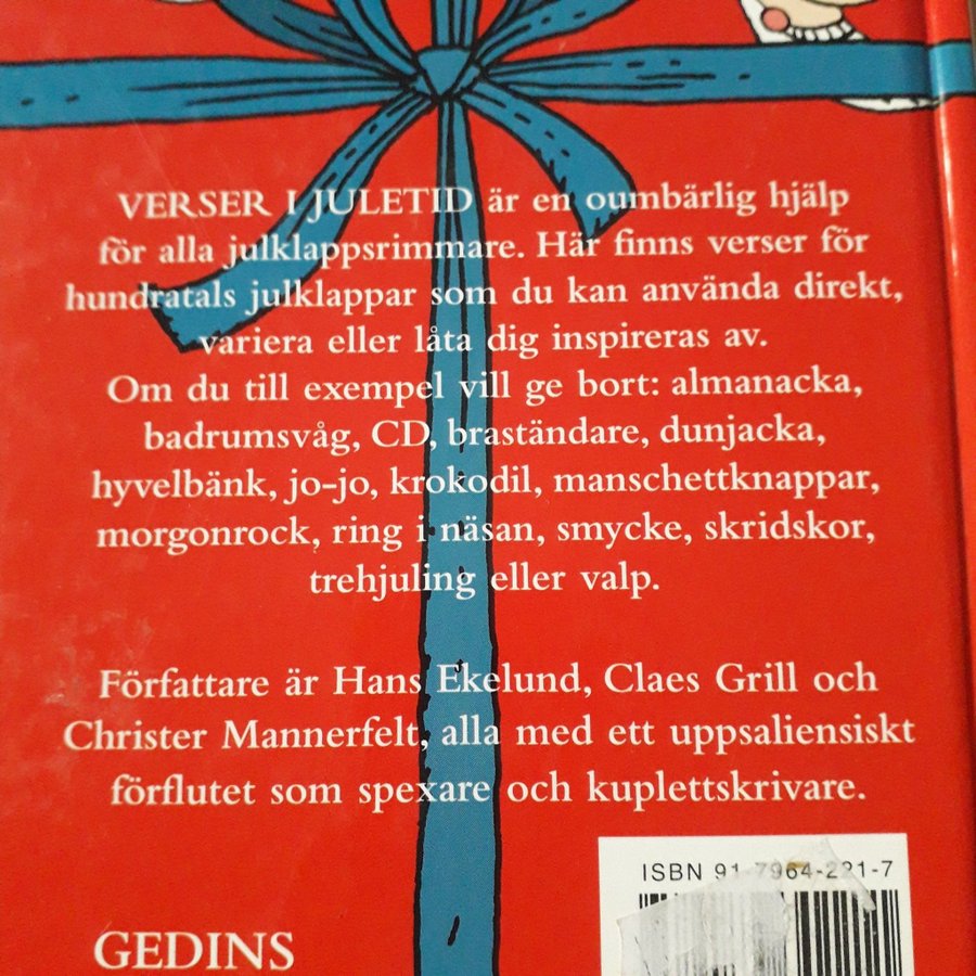 Verser i Juletid - Hjälpreda för julklappssrimmare julklapp julklappsrim