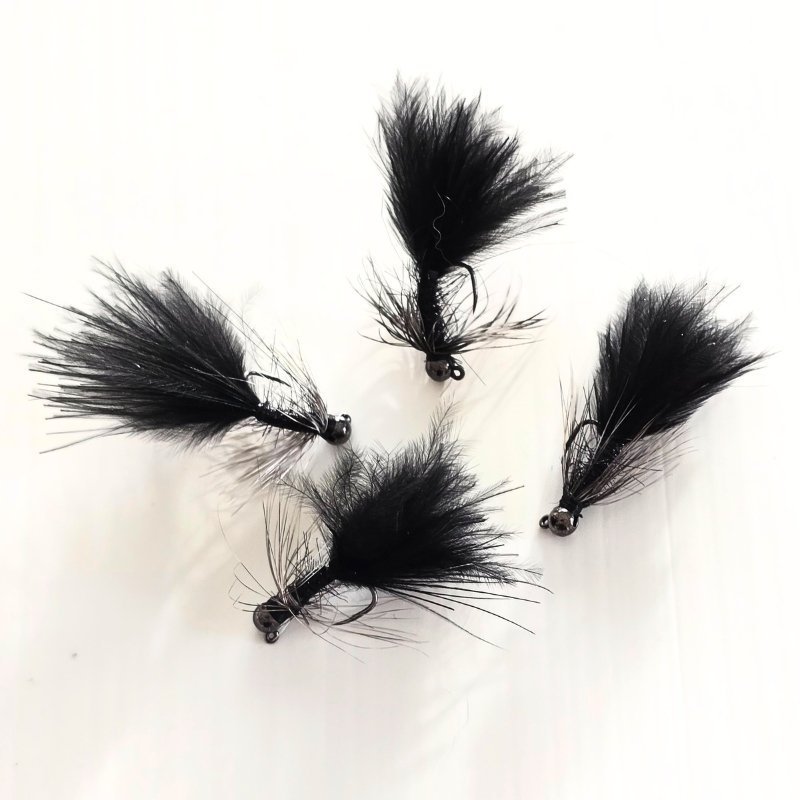 BLACK BUGGER TUNGSTEN JIG #12 - 4 st