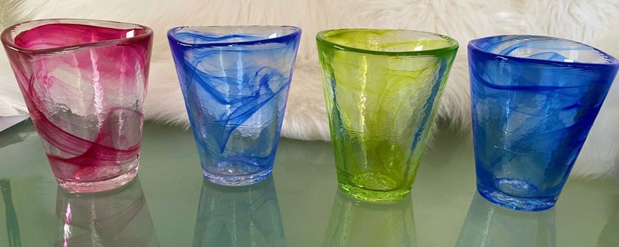 Glas 4 st. ULRICA HYDMAN VALLIEN, Tumbler, MINE, Kosta Boda