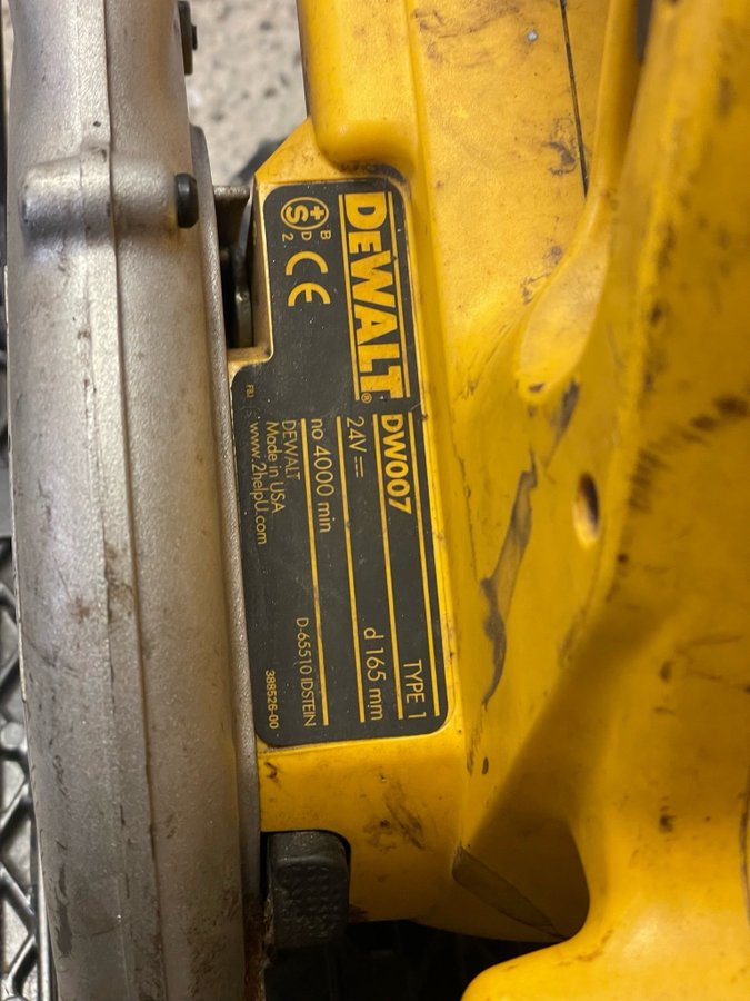 Dewalt 24V tigersåg/cirkelsåg